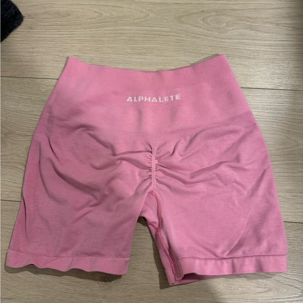 pink alphalete shorts